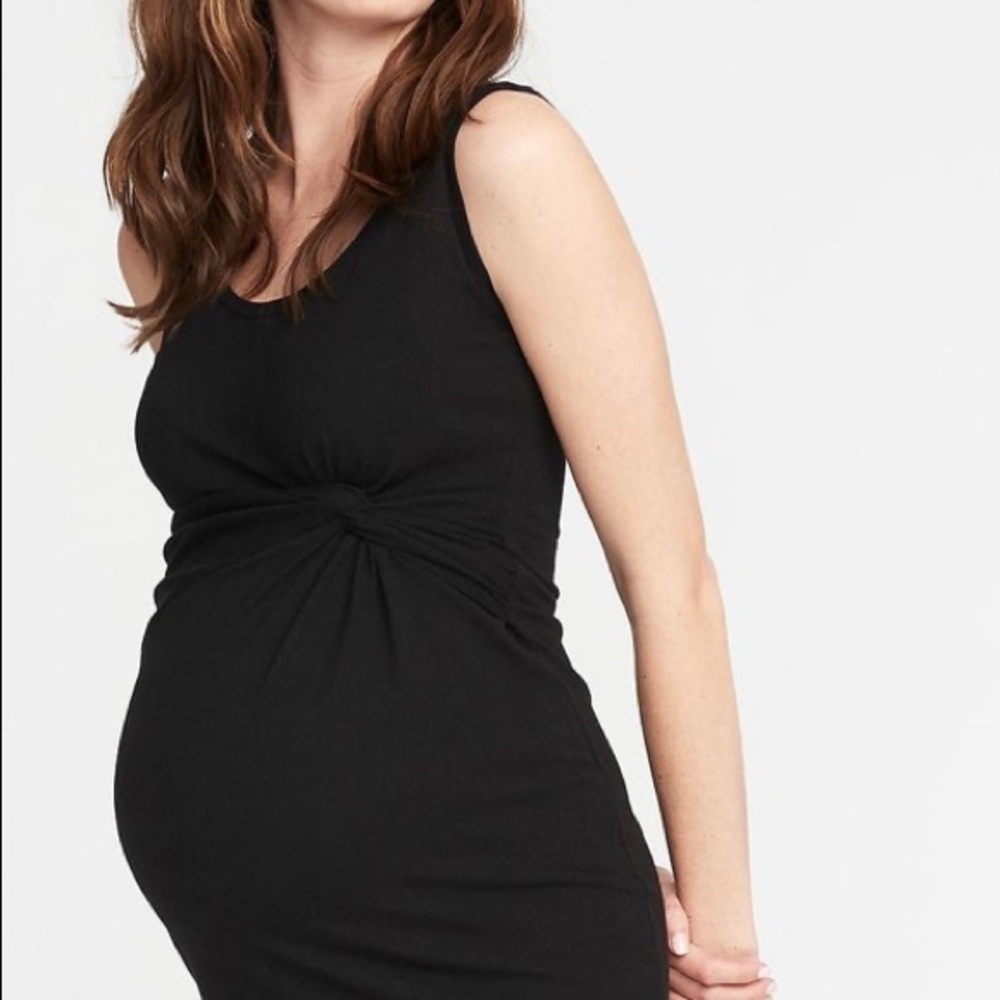 Old navy black tank dress